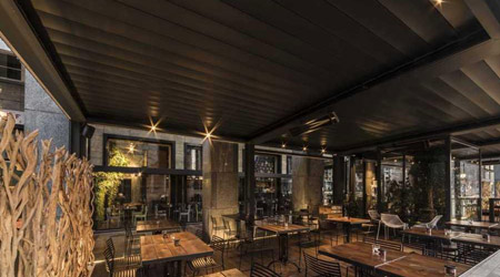Pergola bioclimatica per ristoranti e ba venezia